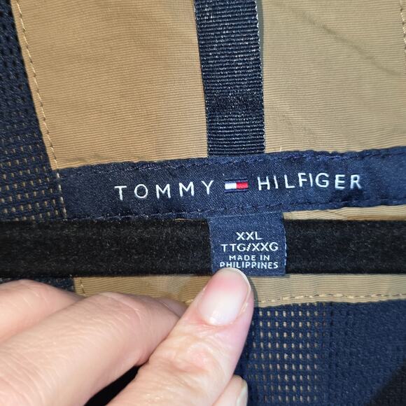 Tommy Hilfiger Mens Regatta Hooded Long Sleeves Bomber Jacket Sz XXL 2X - Picture 10 of 10